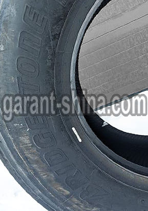 Bridgestone Duravis R-Trailer 002 (прицепная) 385/65 R22.5 160K 20PR - Фото бренда на боковине